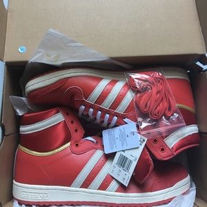 Adidas Top Ten Hi Glory Red size 13 Men’s NEW